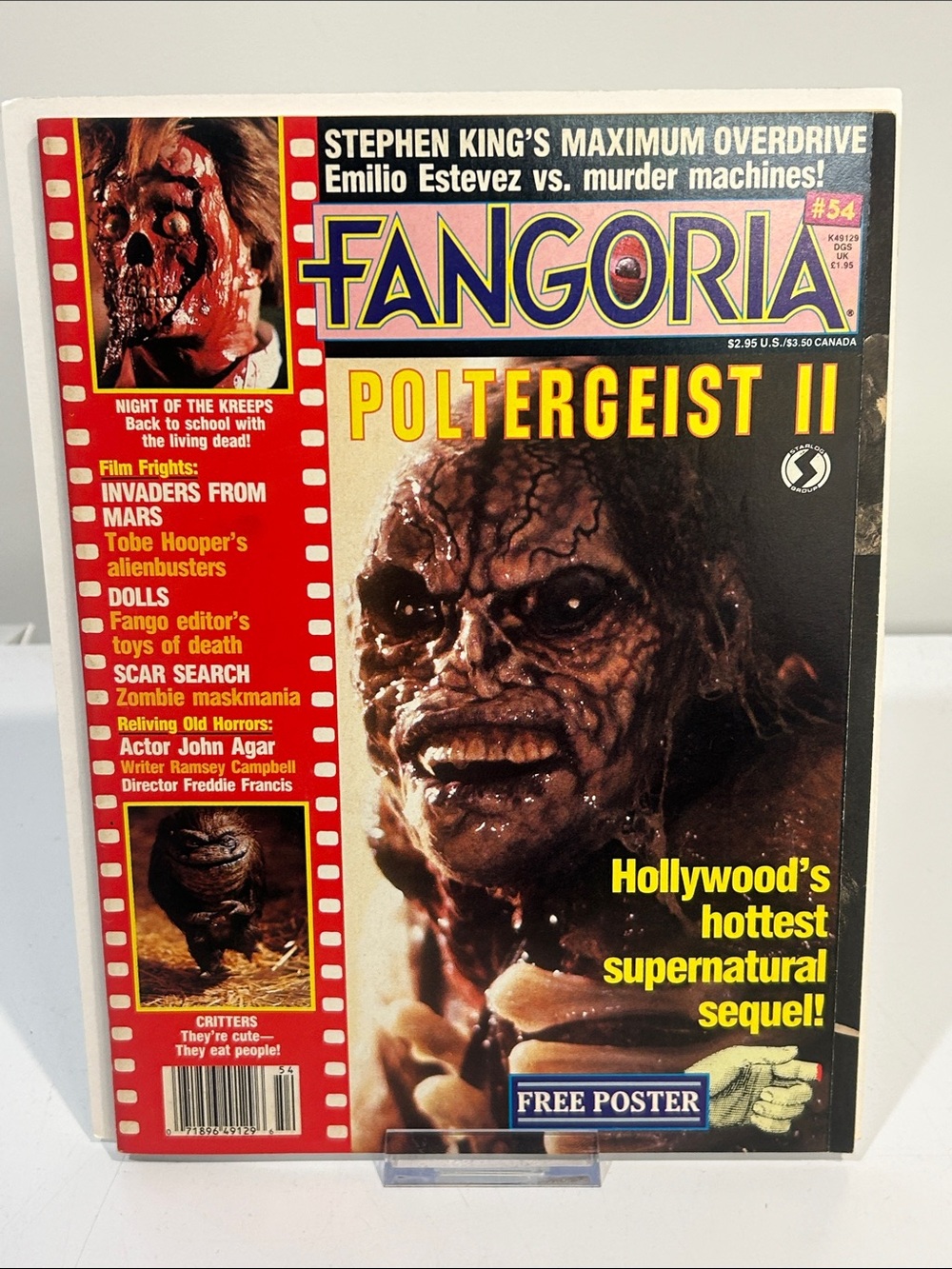 Fangoria #54 [June ‘86] Poltergeist II cover [Vintage 80s/90s Horror Magazine]